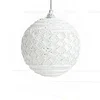 8CM Christmas's Tree Lace Rhombus Hanging Decor Ball