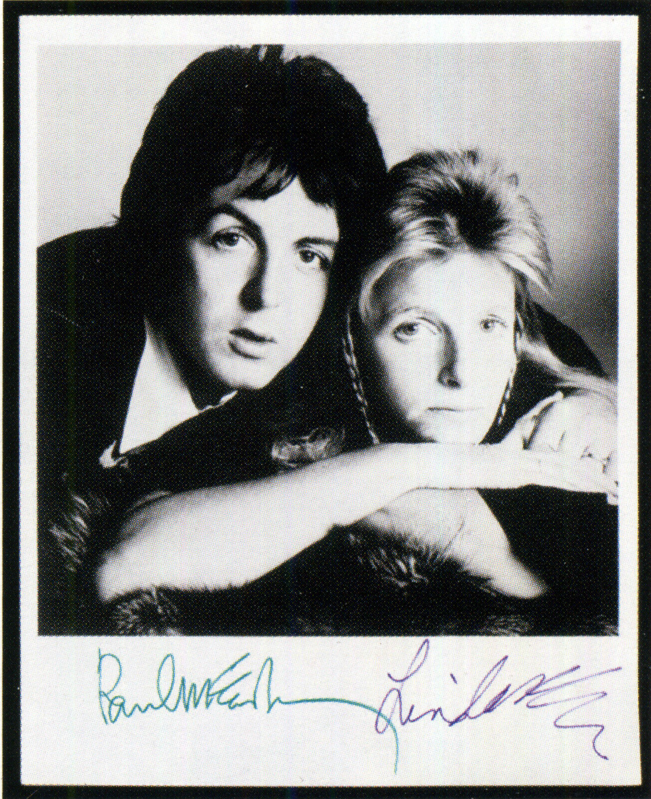 BEATLES - Paul & Linda McCartney Signed Photo Poster paintinggraph - Musician / Singer reprint