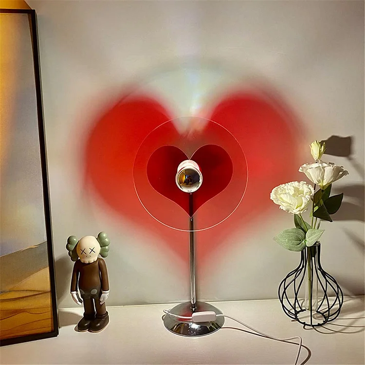 Love projection desk lamp