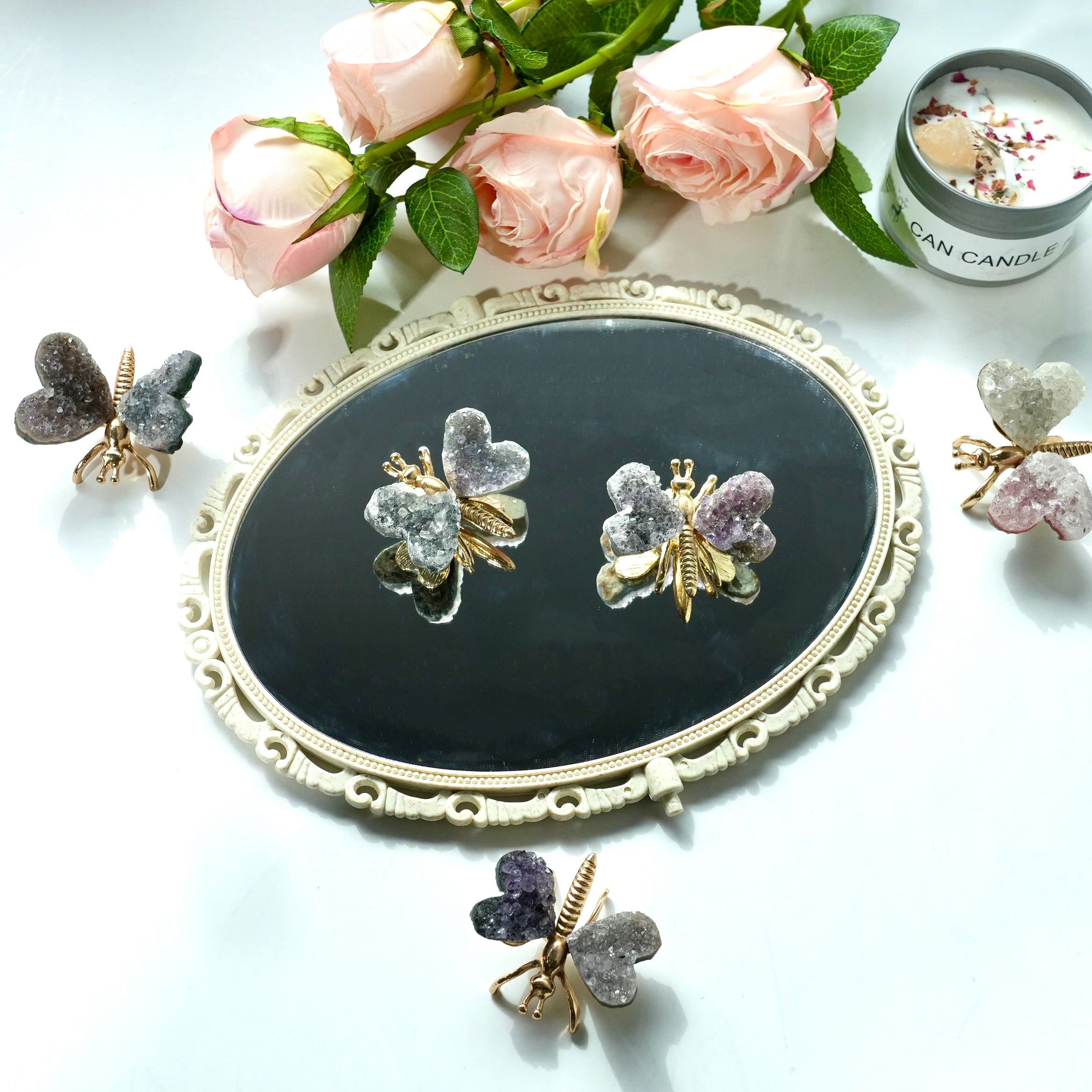 Amethyst Cluster Butterfly