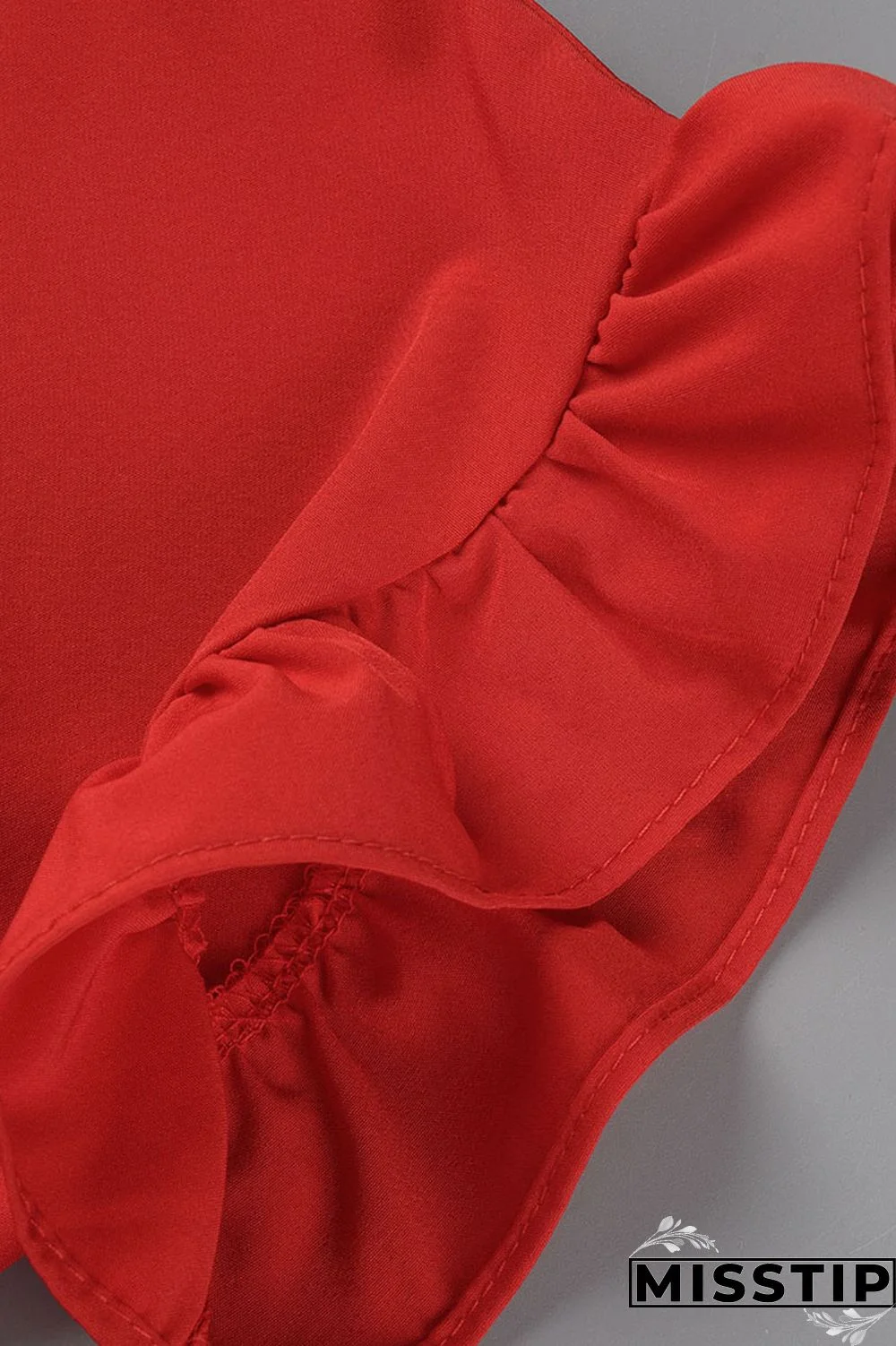 Blue Casual Solid Patchwork Fold Stringy Selvedge O Neck A Line Dresses