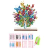 Diamond Painting Wooden Flower Peacock Desktop Ornament Home Decor