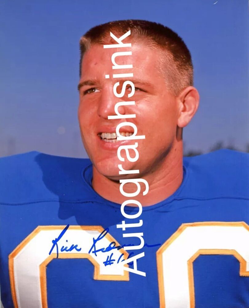 Rick Redman Autographed 8x10 San Diego Charges   #1