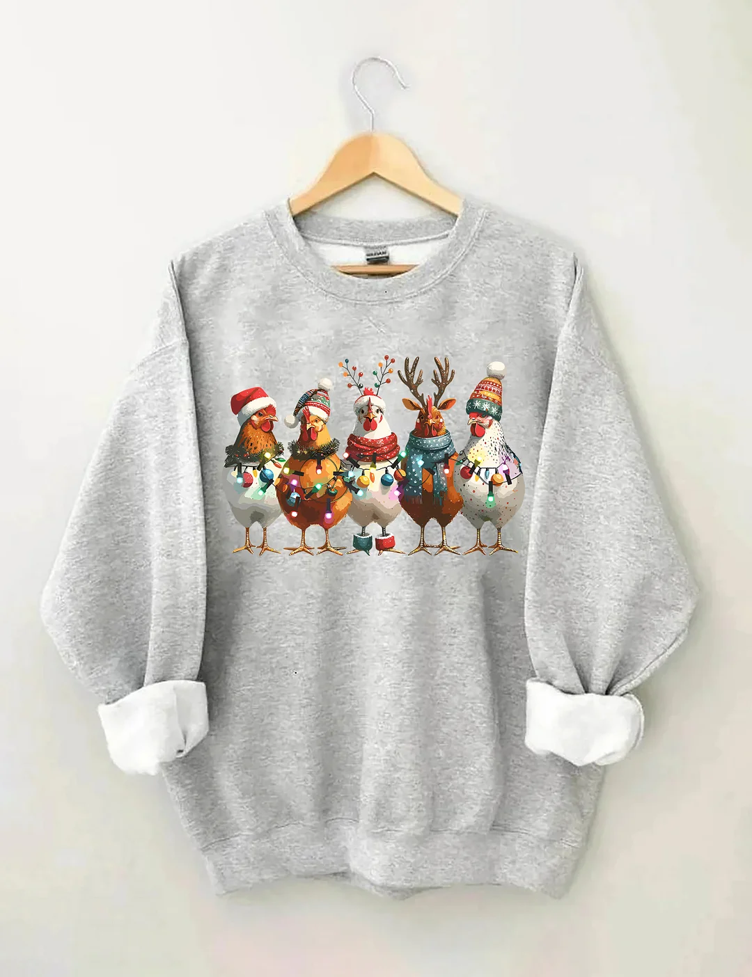 Christmas Chickens Sweatshirt