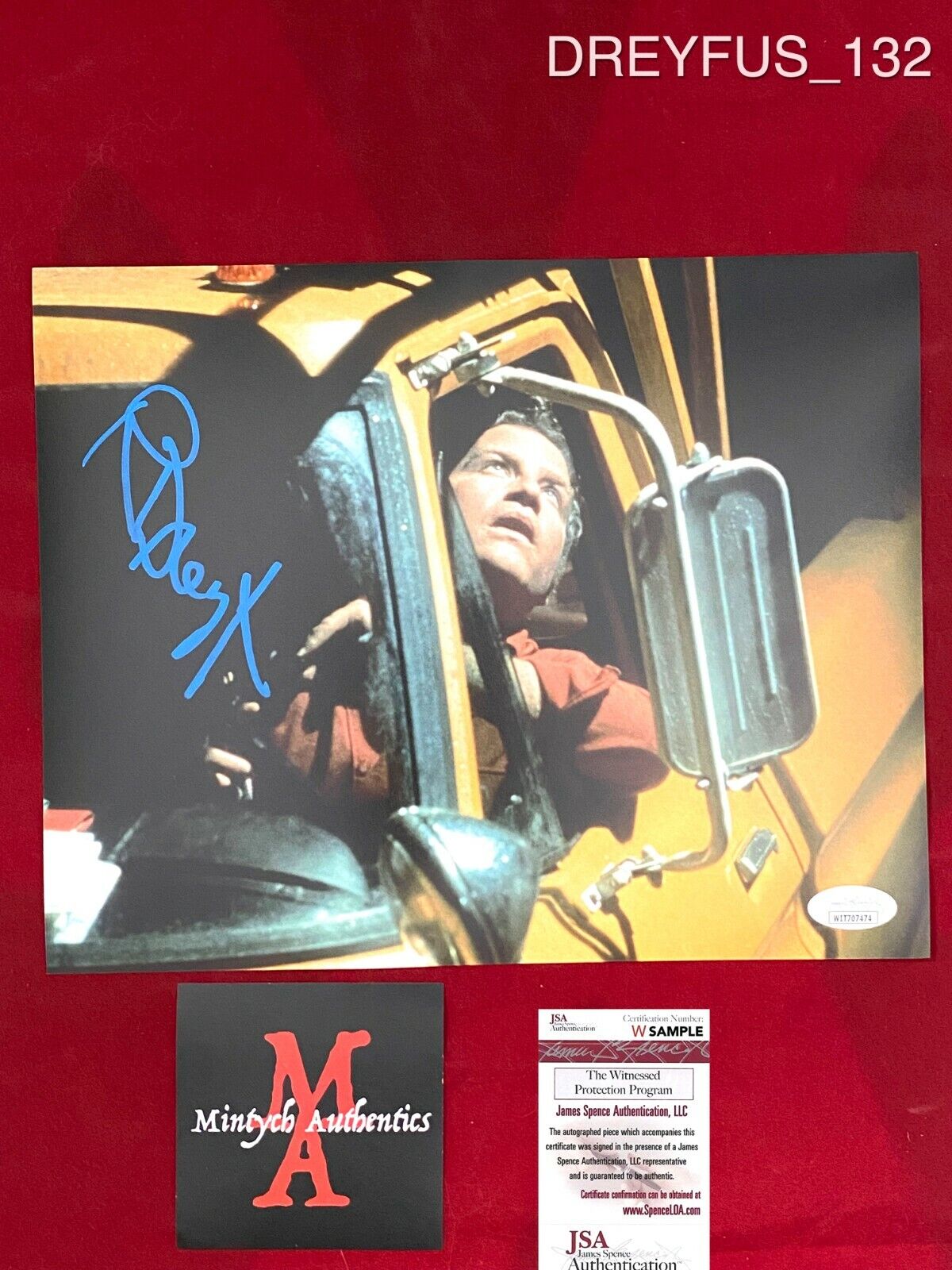 RICHARD DREYFUSS AUTOGRAPHED SIGNED 8x10 Photo Poster painting! JSA COA! CLOSE ENCOUNTERS!