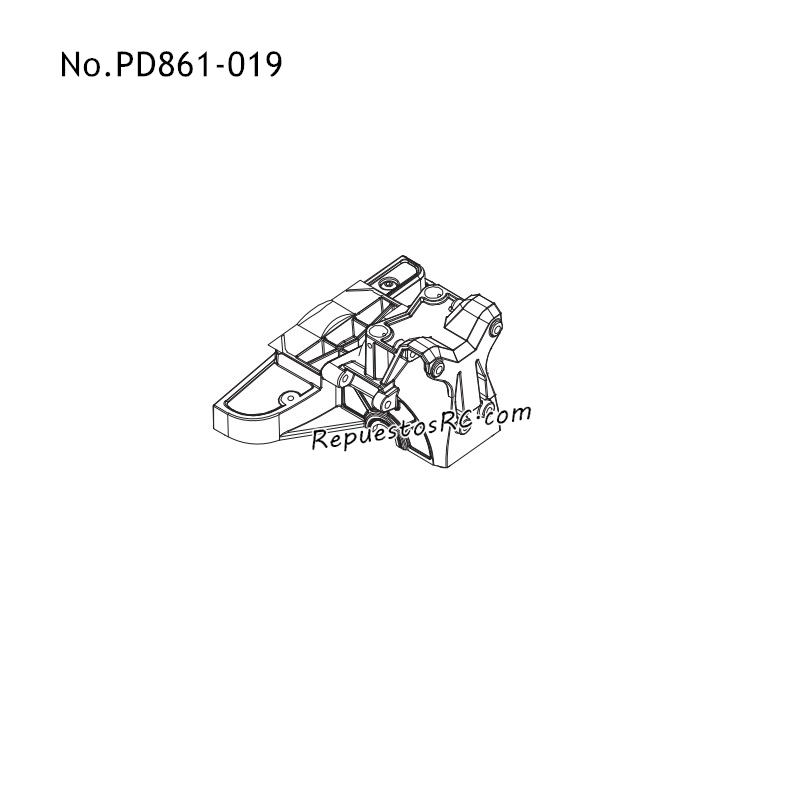 PD RACING TK10 Piezas para Coches RC Torre Trasera PD861-019
