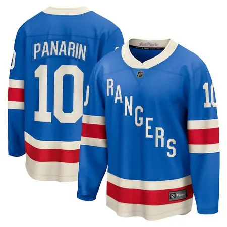 Men's New York Rangers #10 Artemi Panarin Blue Centennial  Jersey