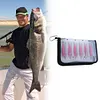 Portable Squid Jig Bag Fishing Lure Storage Case Wooden Shrimp Octopus Egi Case