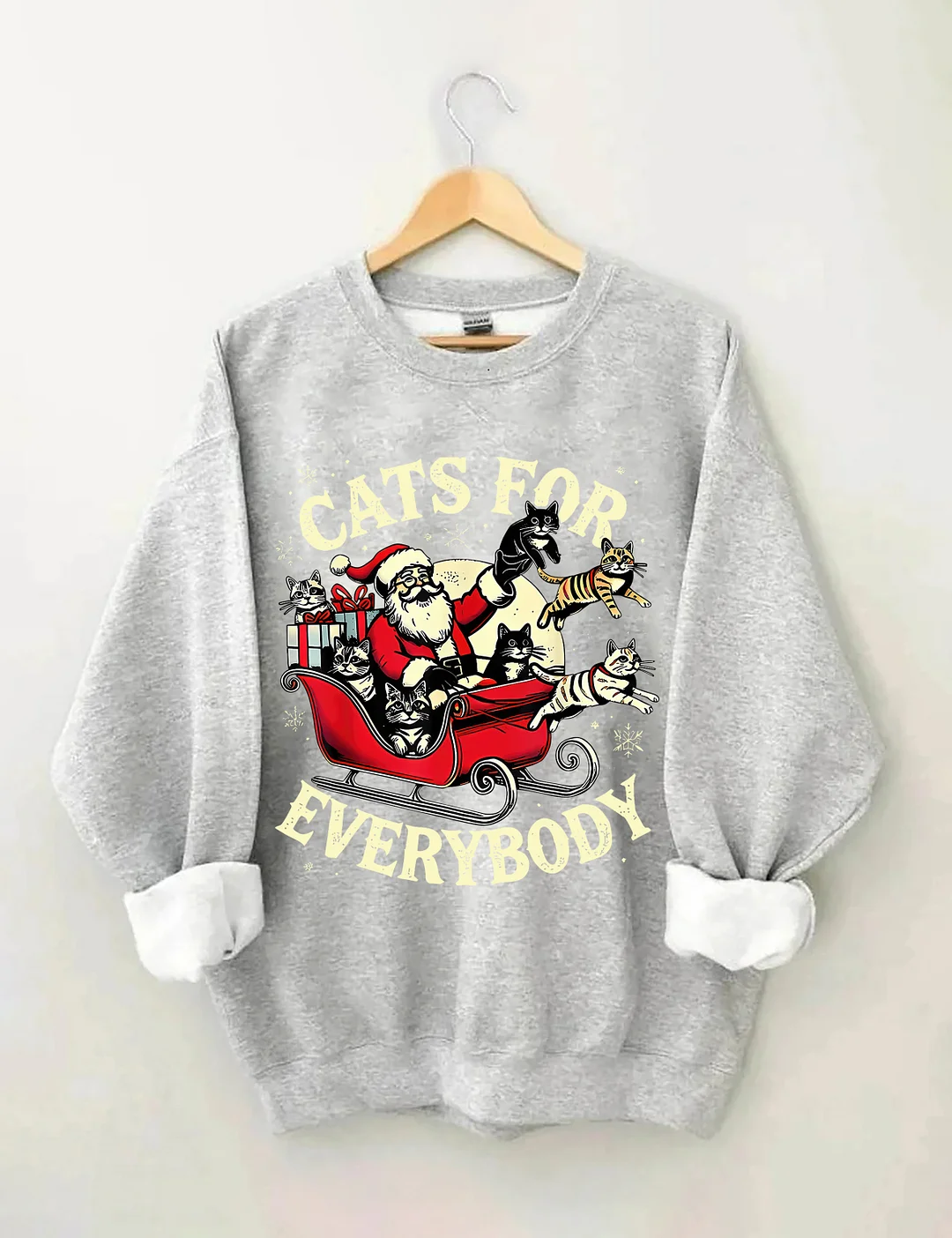 Christmas Cats For Everybody Sweatshirt