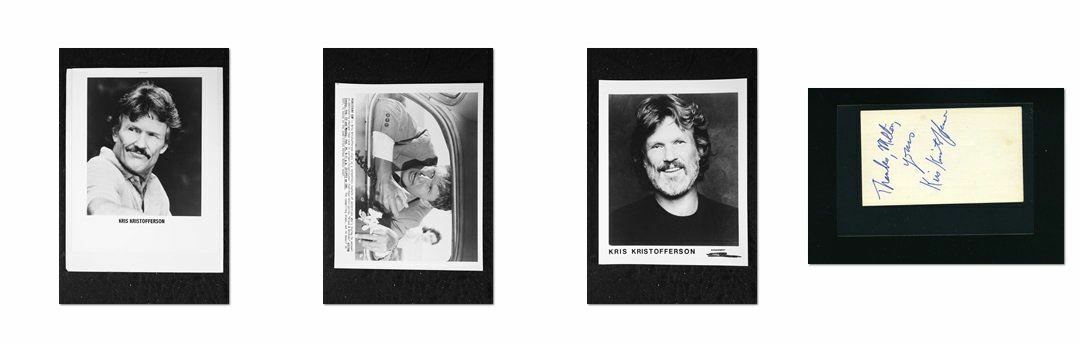 Kris Kristofferson - Signed Autograph and Headshot Photo Poster painting set - A Star is Born