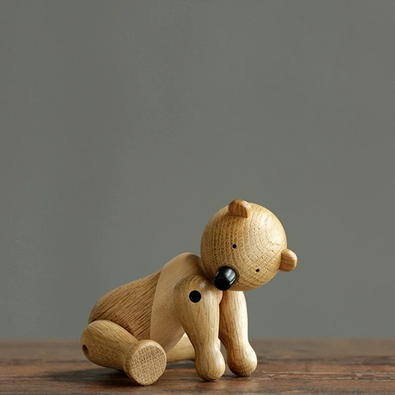 bear ornaments happy birthday crafts wooden bear ornaments with gift box for smart Home