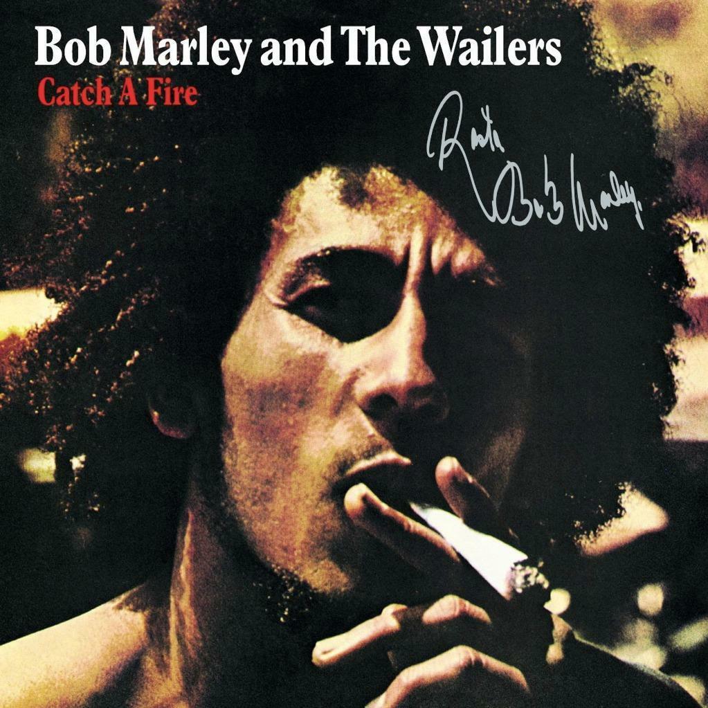 Bob Marley and The Wailers SIGNED AUTOGRAPHED 10 X 8