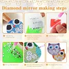 Diamond painting Owl Mirror