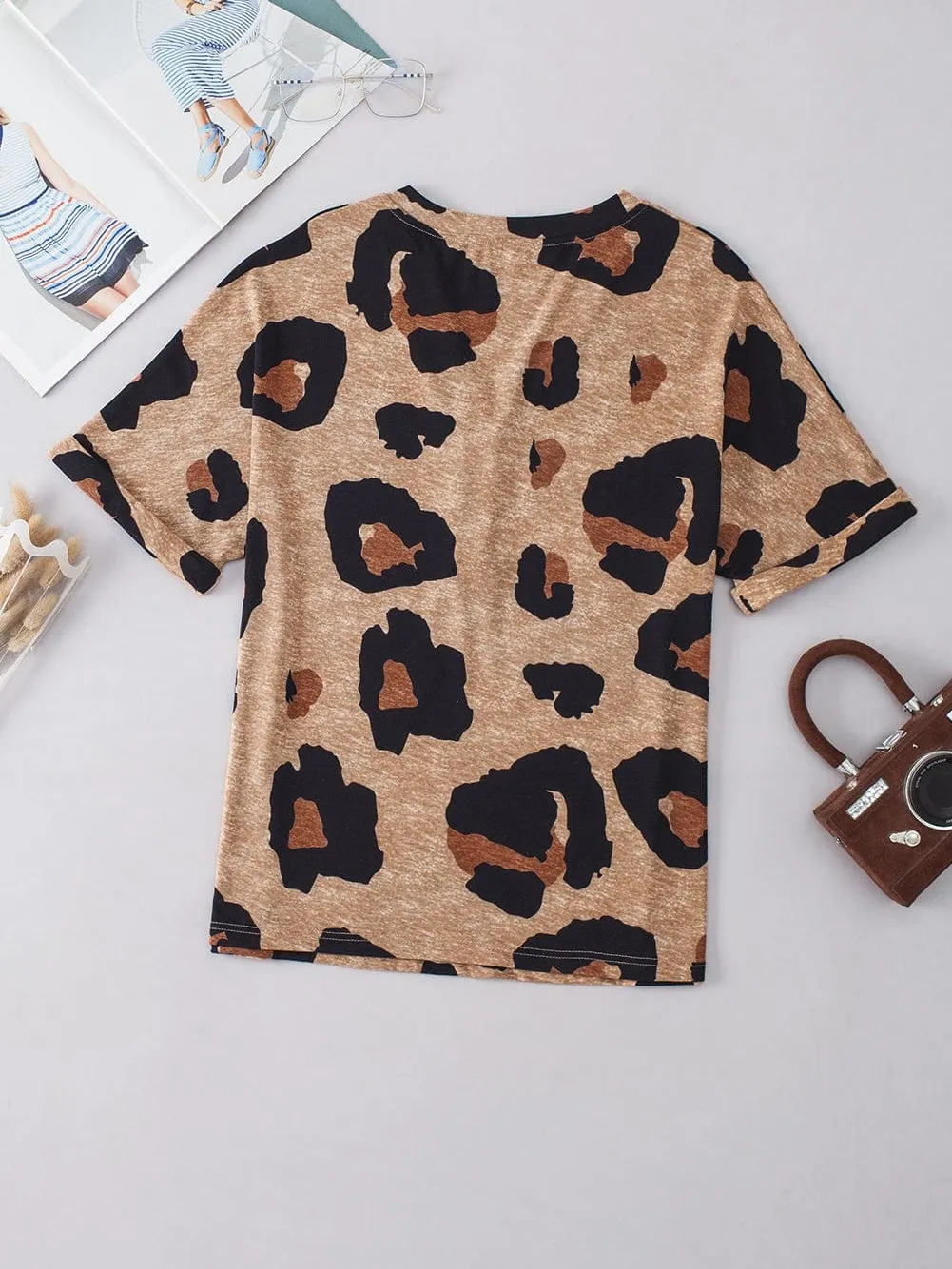 Casual Leopard Print T-Shirt