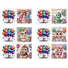 6Pcs carte de voeux d&rsquo;anniversaire-bricolage d&rsquo;animaux