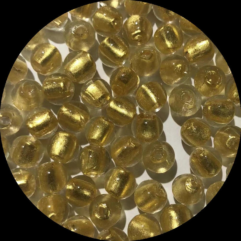 10 Pieces Diameter 8Mm Glass Geometric Jewelry Accessories