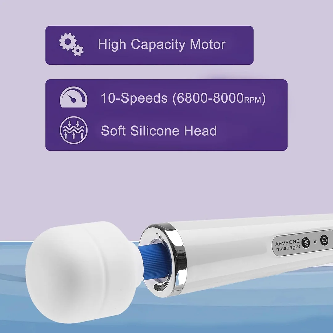 Hitomi Wand Massager Intense Wired Vibes