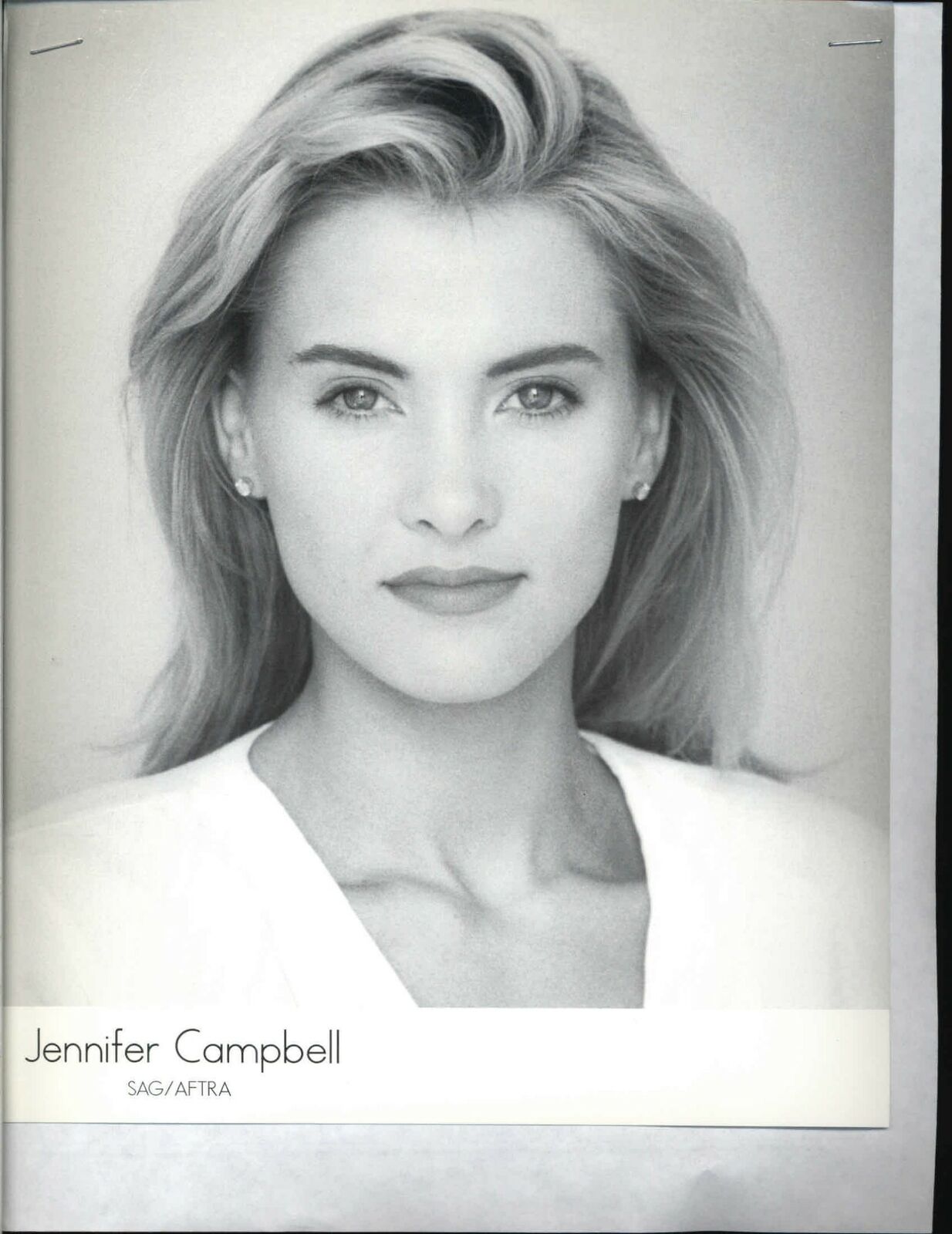 Jennifer Campbell - 8x10 Headshot Photo Poster painting w/ Resume -
