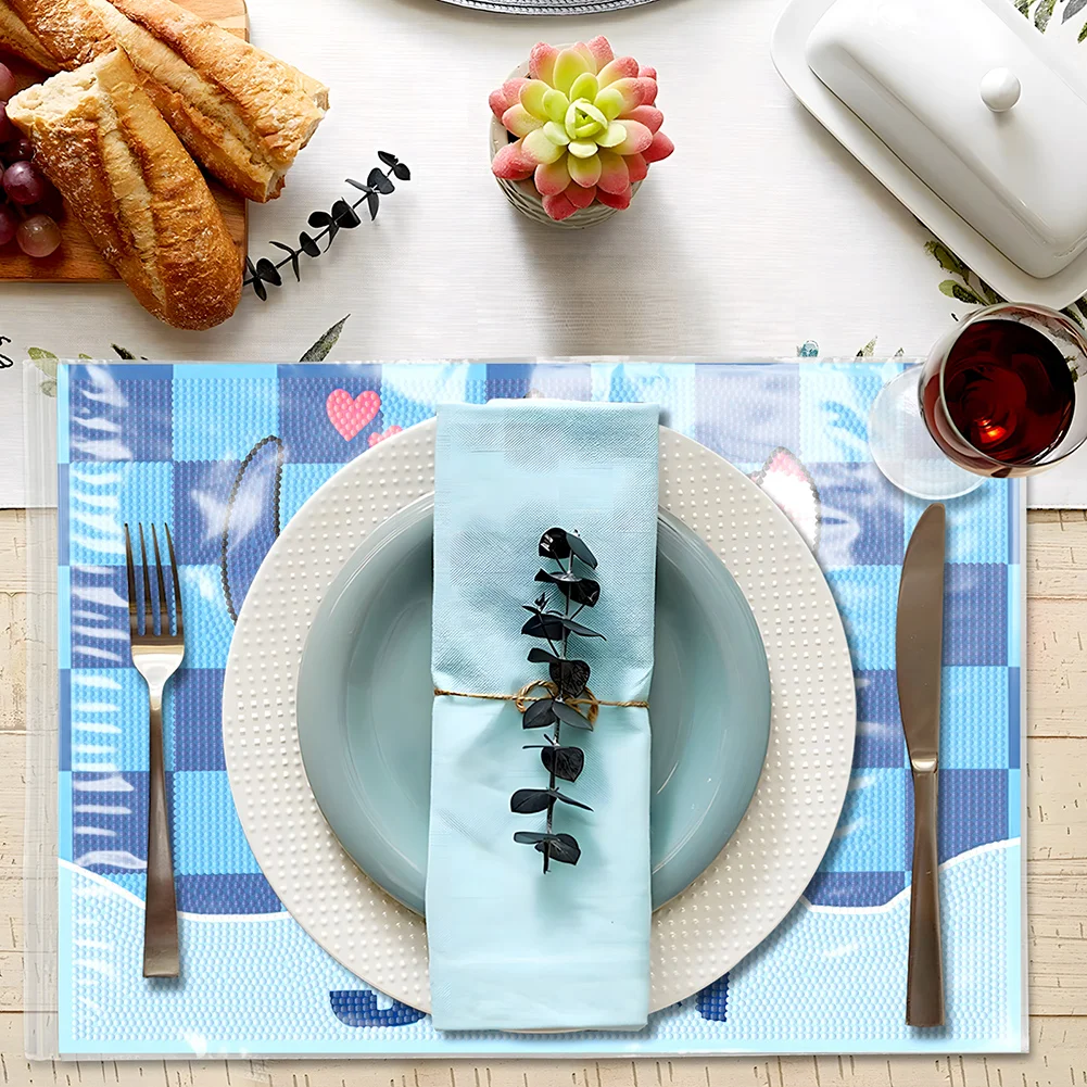 DIY Stitch Diamond Painting Placemat Diamond Crafts Projects for Kids Adults