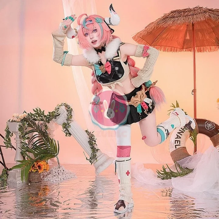 Azuiblc】コスプレ衣装 原神 ヴァレサ マスク付き 尻尾 コスチューム