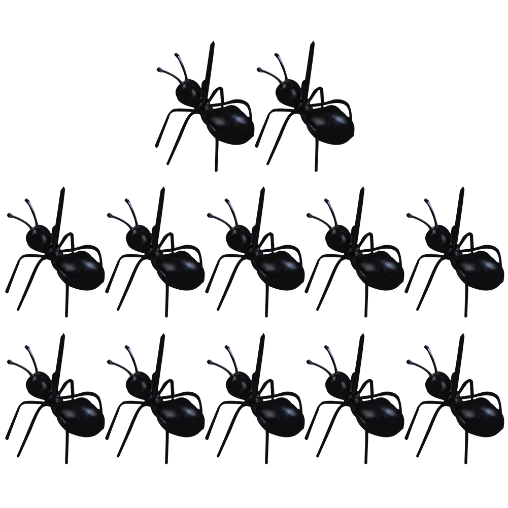 

12pcs Ants Shape Food Fruit Picks Party Dinner Bento Snack Cake Forks Pick, 501 Original