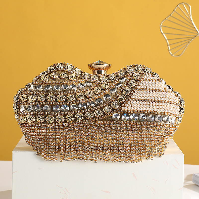 Women's Fashion Advanced Diamond Studded with Tassel Handbag | Oxredo Shop Ramadan Sale