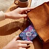 (US Local)Flower 5D DIY Diamond Painting Wallet Diamond Painting Card Holder Coin Purse