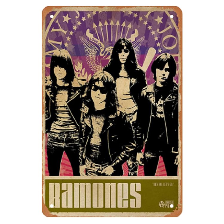 【20*30cm/30*40cm】Ramones - Vintage Tin Signs/Wooden Signs