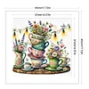 Cup Vase-11CT Stamped Cross Stitch 45*45cm/17.72*17.72in