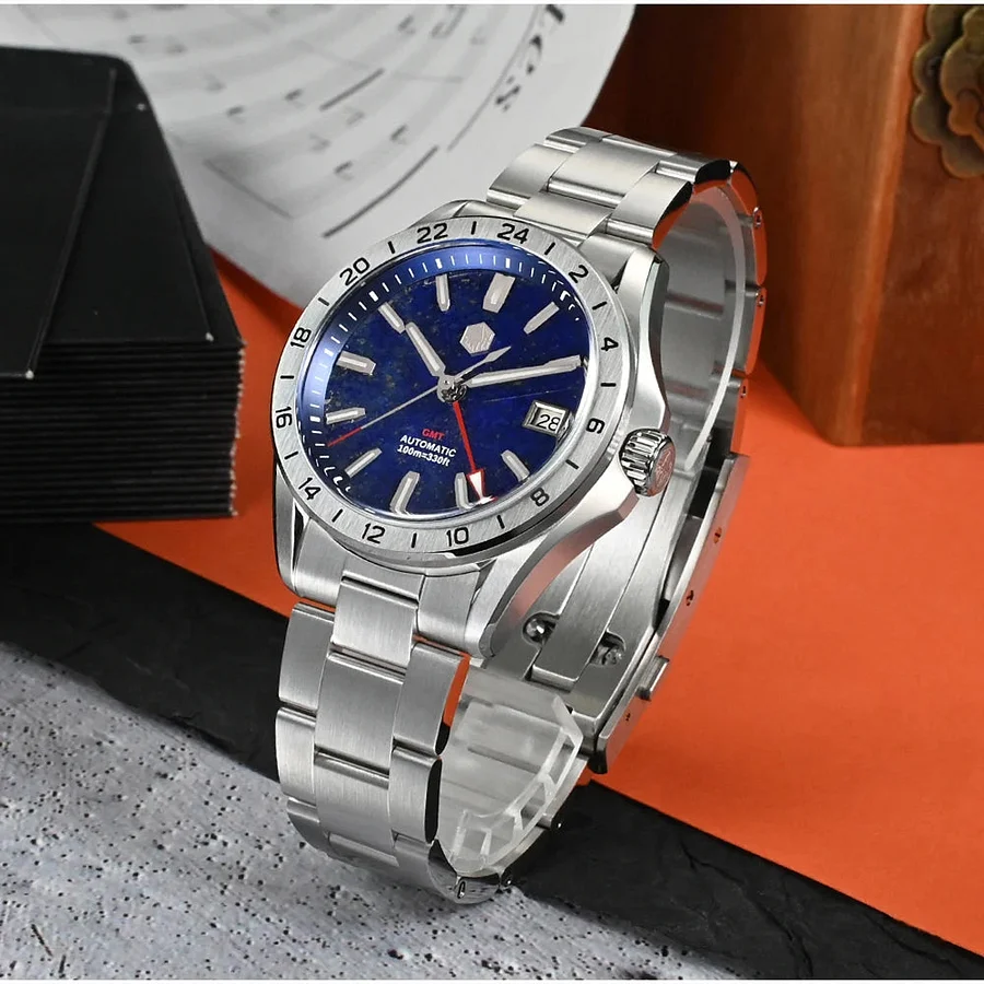 【値下げしました】San Martin SN0129 G Aventurine San Martin SN0129-G-B GMT - Aventurine. : r/ChineseWatches