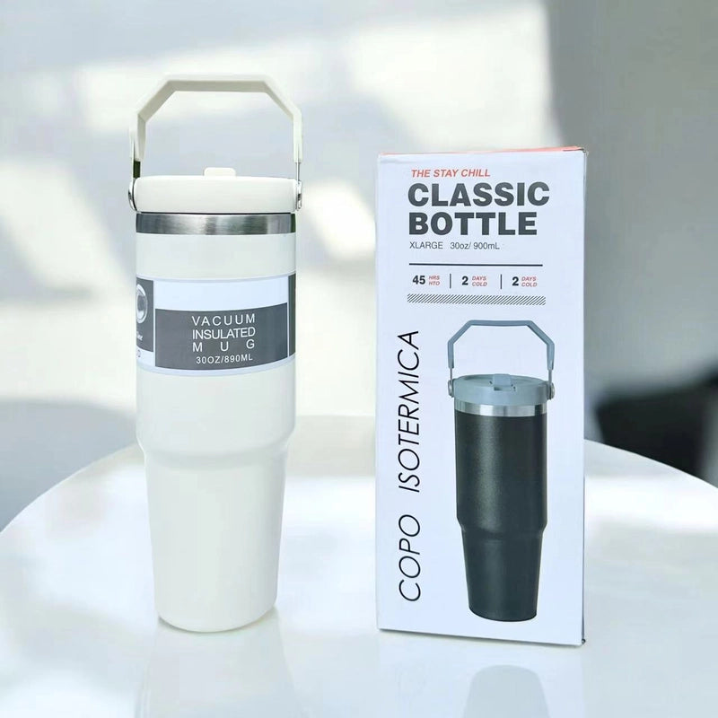 Casual Solid Color 201 Stainless Steel 304 Stainless Steel Thermos Cup 1 Piece