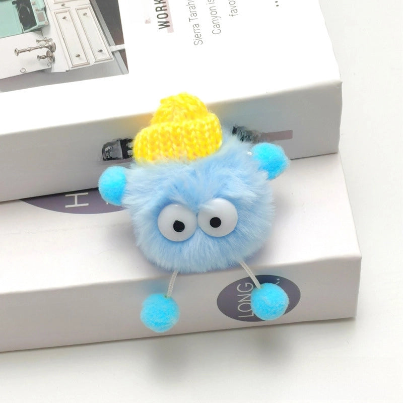 Shoelace Doll Plush DIY Accessories Briquette Shoe Flower Shoe Strap Buckle Decoration Little Doll Black Briquette Elf Shoe Buckle