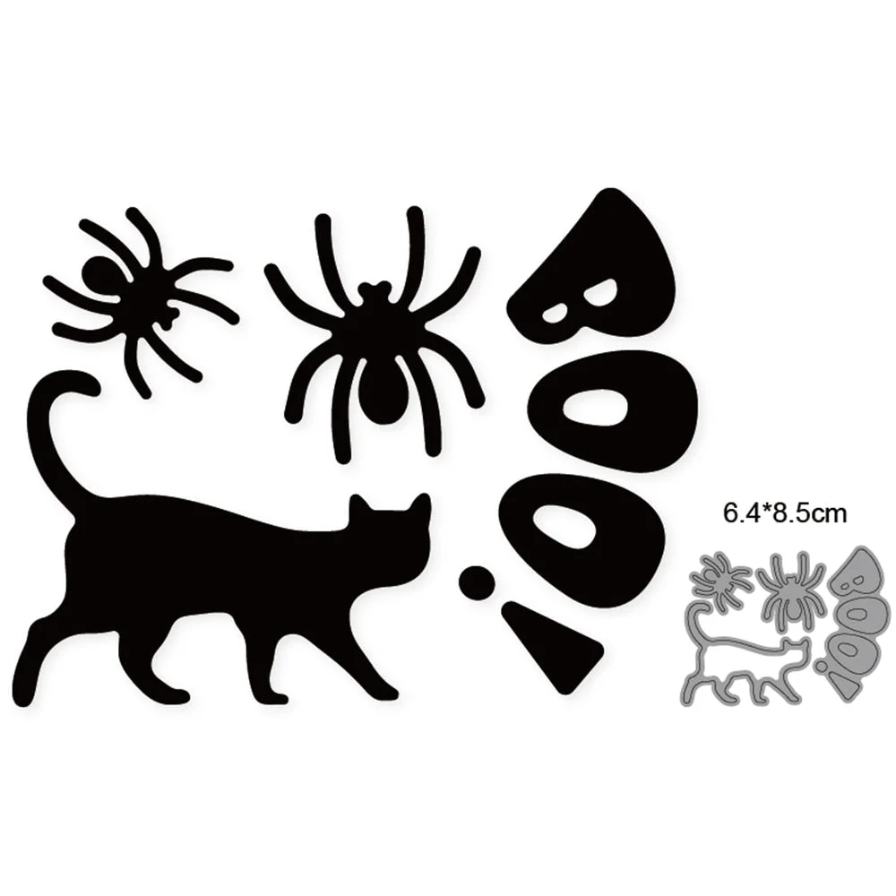 Customized Dies Halloween Bat Pumpkin Ghost Metal Cutting Dies Scrapbooking Dies For DIY Craft Paper Card Making Stencils Dies