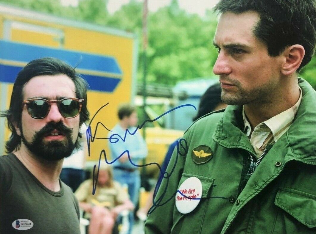 Robert Deniro Martin Scorsese signed autographed 11x14 Photo Poster painting Taxi Driver COA