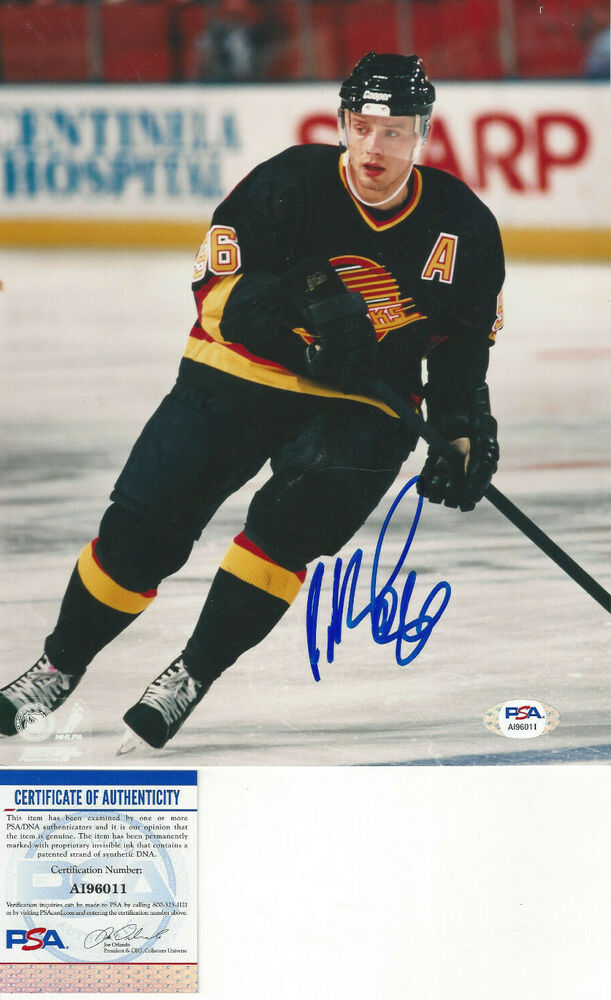 Vancover Canucks Pavel Bure  autographed 8x10 Photo Poster painting PSA DNA Certified