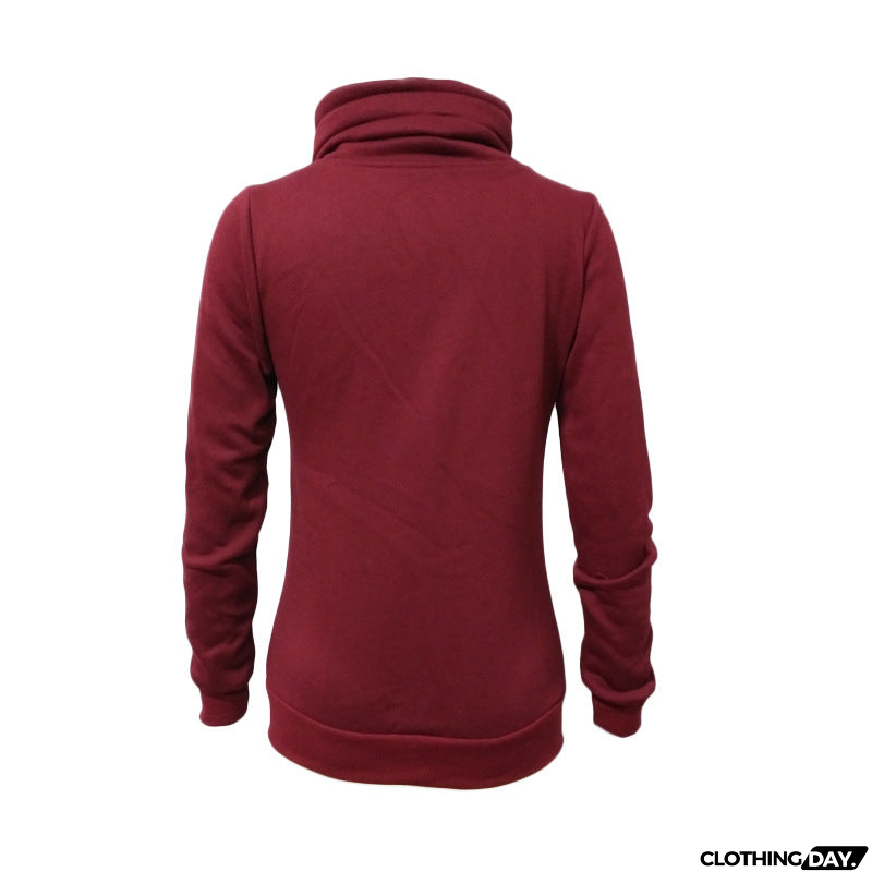 Long-Sleeved Sports Cardigan Zipper Sweater Jacket