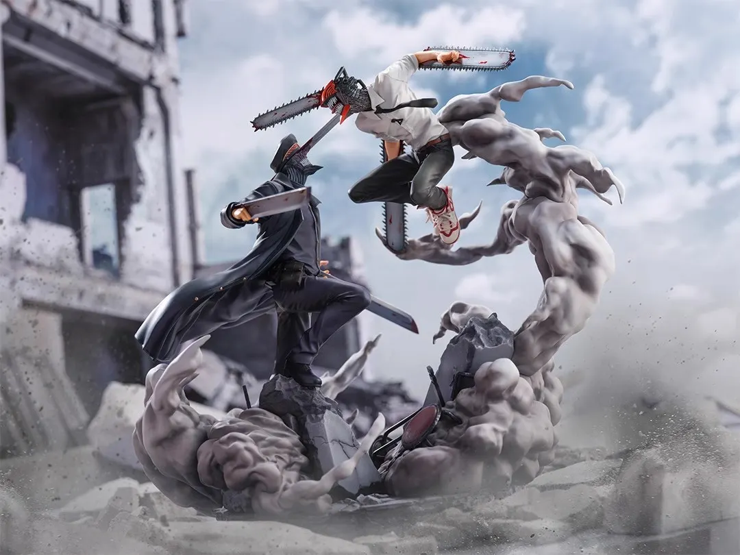 Pre-order] Chainsaw Man - Chainsaw Man vs. Samurai Sword Non Scale