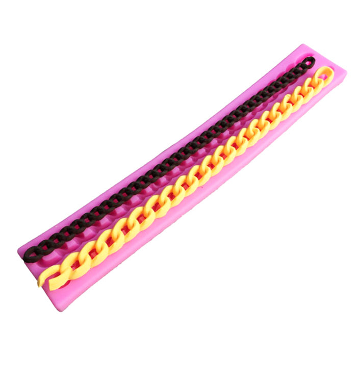 Fashion Lady's Bag Chain Birthday Cake Cupcake Fondant Silicone Mould