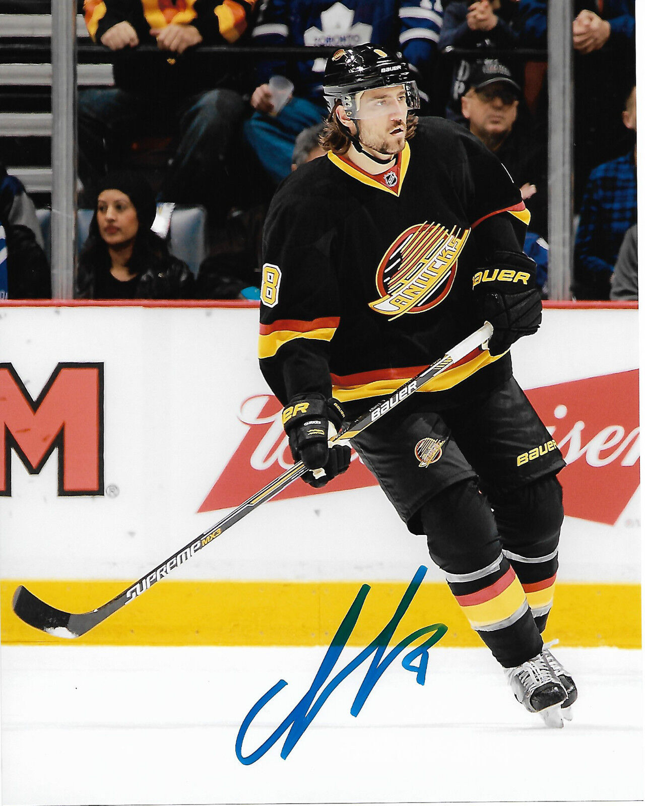 Vancouver Canucks Chris Tanev Autographed Signed 8x10 NHL Photo Poster painting COA M