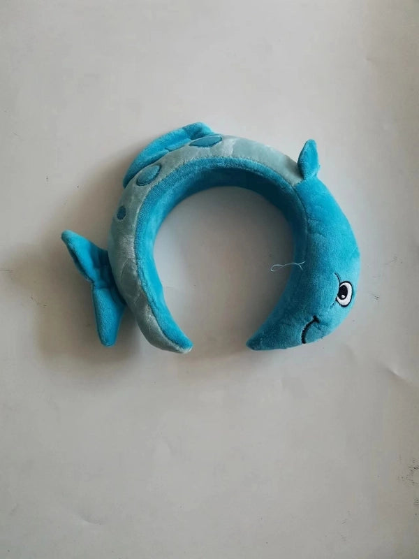 Korean Style Internet Celebrant Cartoon Animal Headband Small Dinosaur Yellow Fish Shark Scream Duck Headband Cute Funny Headband