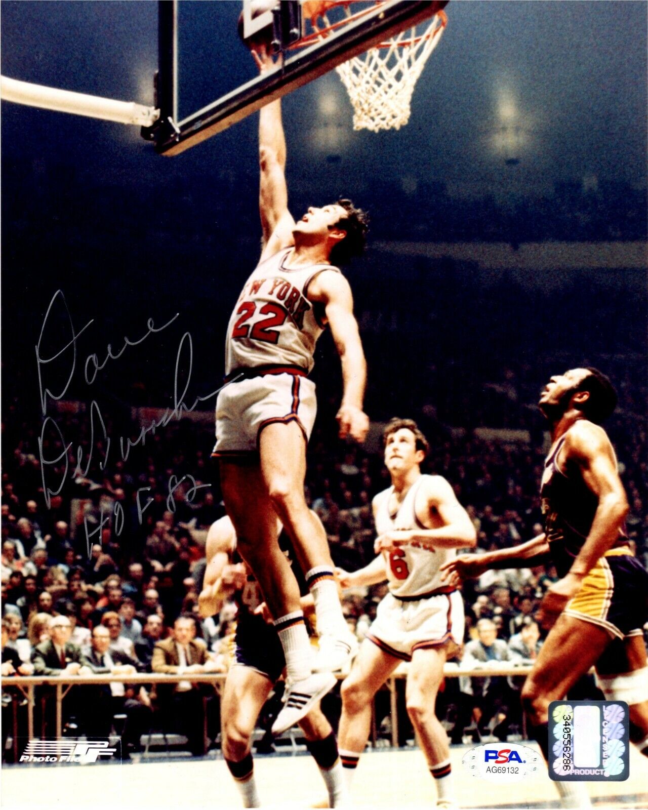 Dave Debusschere autographed signed inscribed 8x10 Photo Poster painting NBA New York Knicks PSA