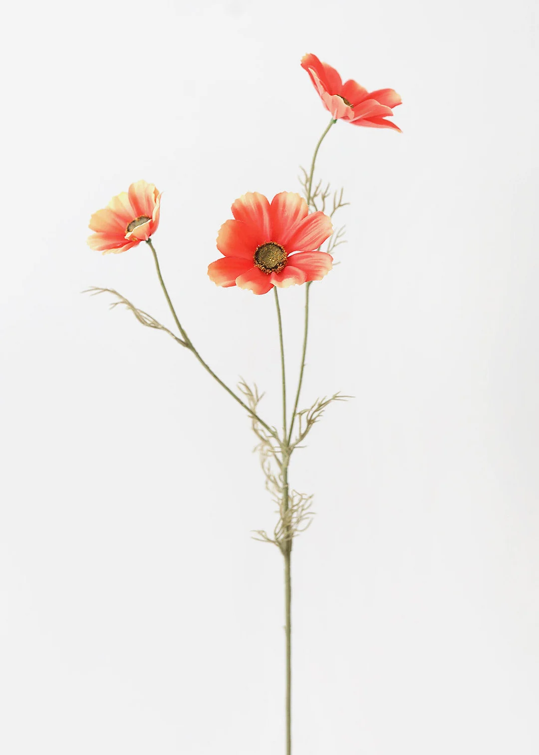 Coral Sunset Artificial Cosmos Wildflowers - 30"