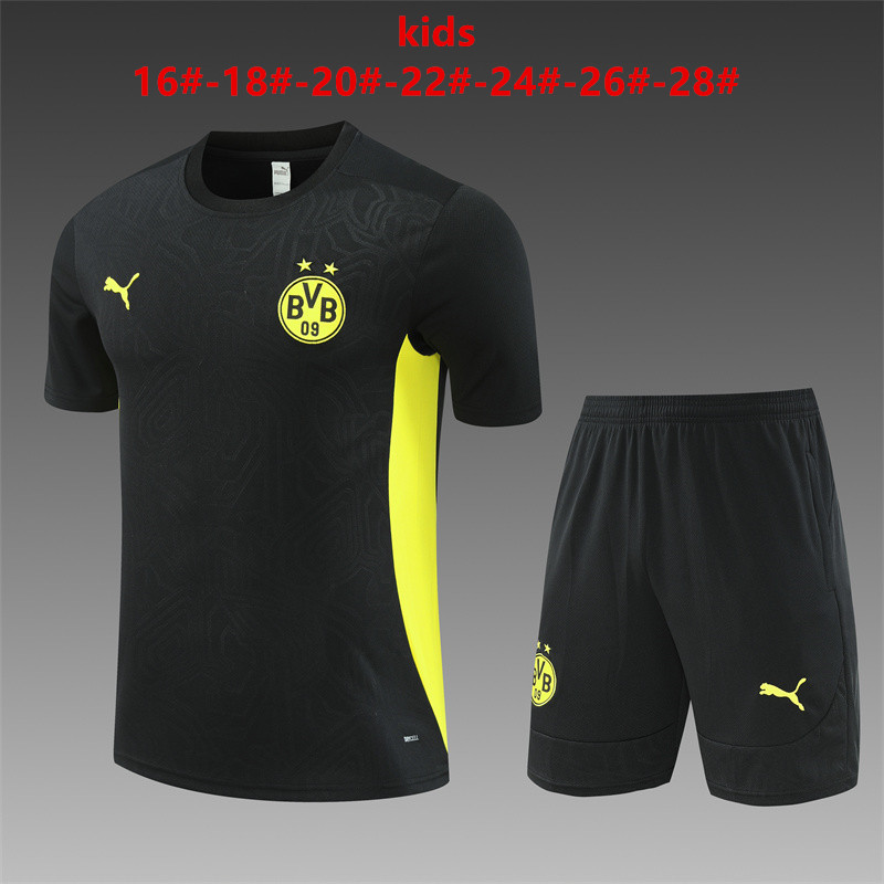 KIDS-2024/25-BVB-BLK-SS-TRA-B00814