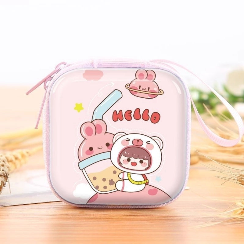 Girl’S Cartoon PVC Zipper Coin Purses