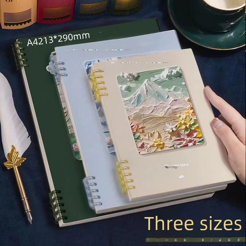 Oil Painting Loose-leaf Notebook B5 Non-manual Detachable Notebook High-looking College Student Postgraduate Entrance Examination Coil Notepad