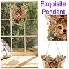 Deer Acrylic DIY Diamond Painting Pendant Double-Sided Print Kit