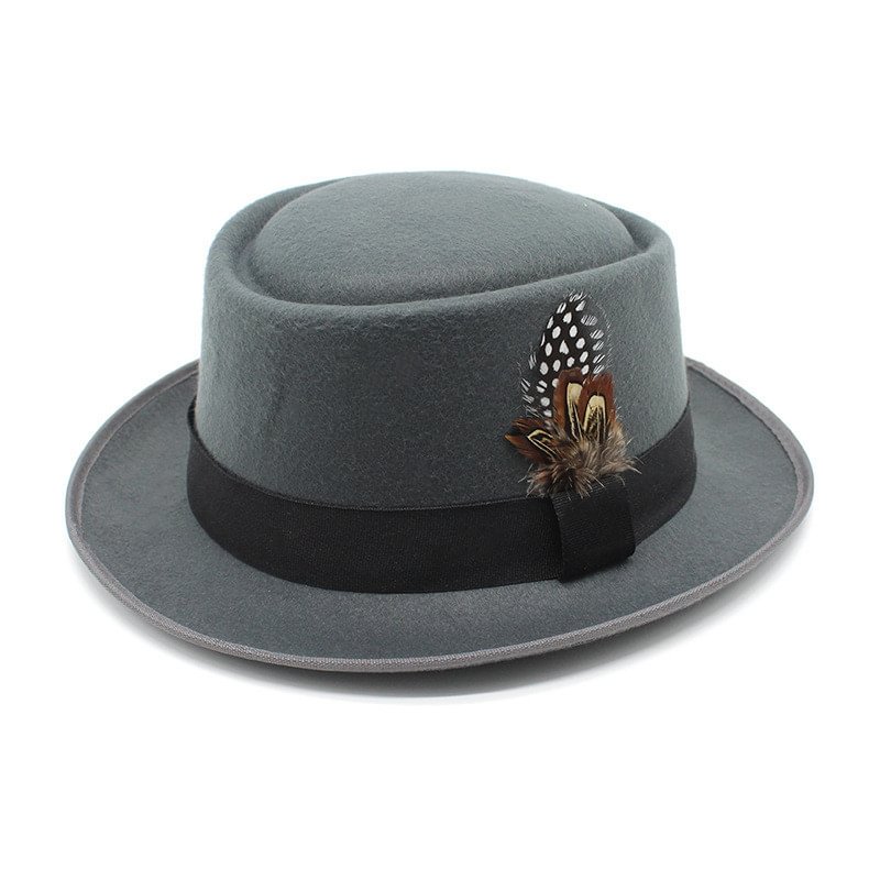 Kent Pork Pie Hat - Grey