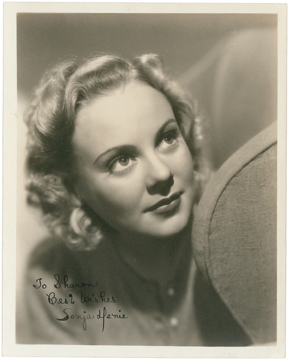 SONJA HENIE Signed Photo Poster paintinggraph - Film Star Actress - preprint