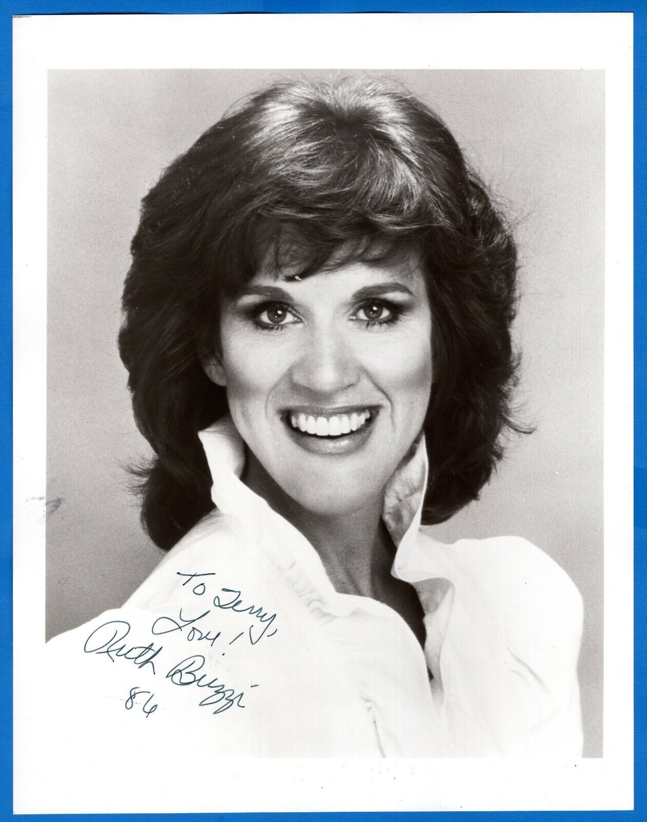 Ruth Buzzi Actress Comedian Singer Hand Signed Autograph 8x10 Photo Poster painting