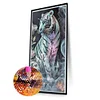 (40*70cm)Tiger - Round Partial AB Drill Diamond Painting